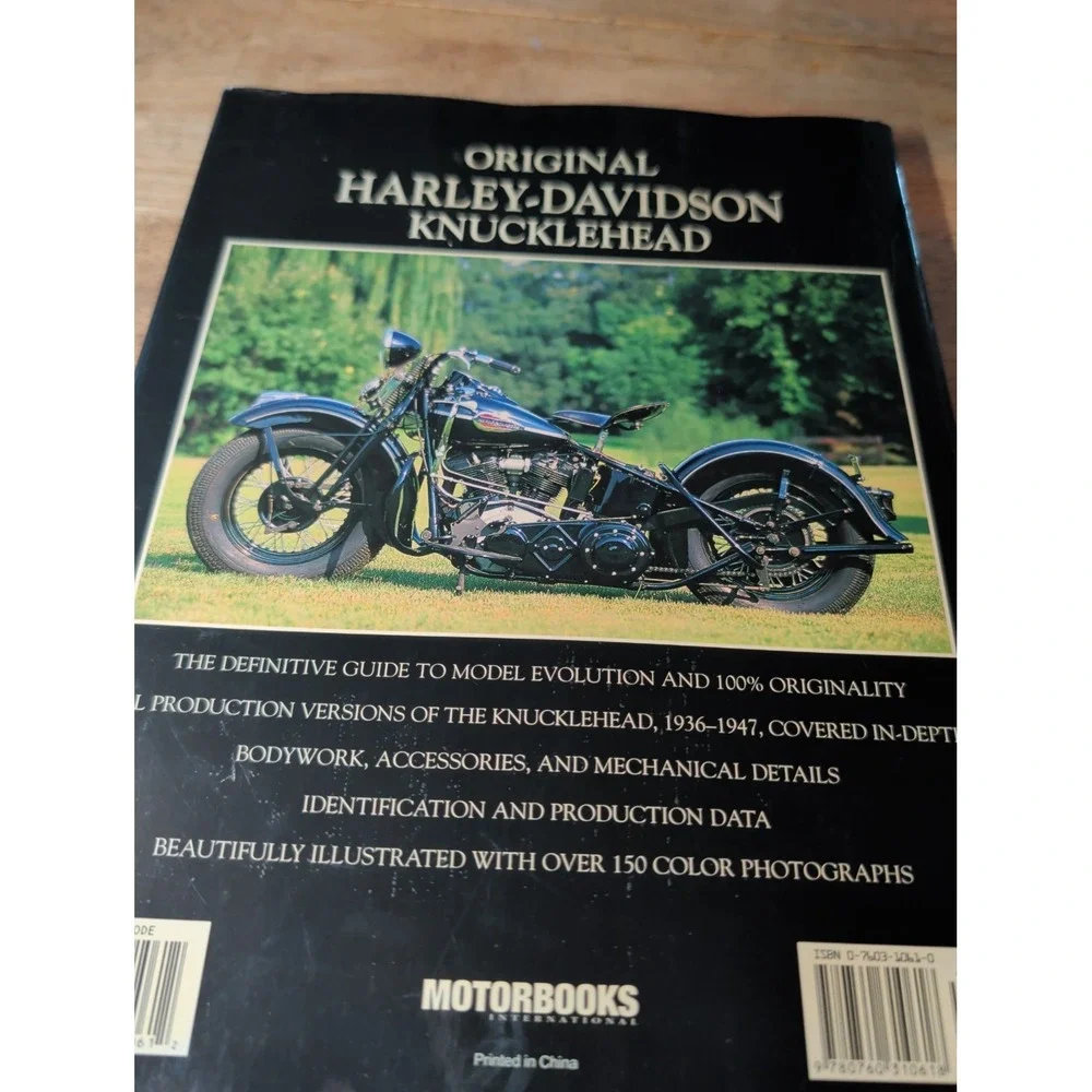 Original Harley-Davidson Knucklehead : The Restorer's Guide by Greg Field (2004,